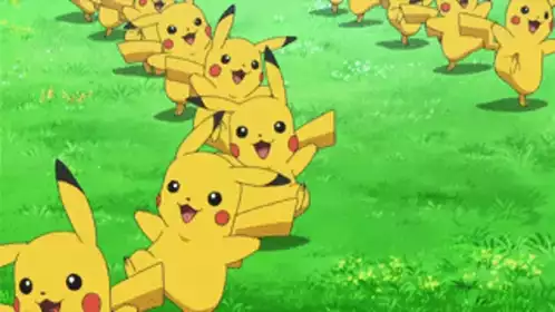 Pikachu Pokemon Running