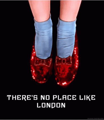 There's No Place Like London: Ruby Slippers