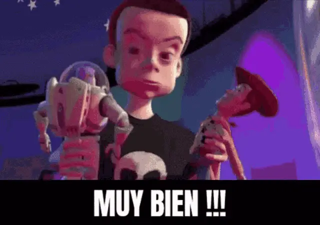 Toy Story Meme: Sid, Buzz y Woody - Premio Doble