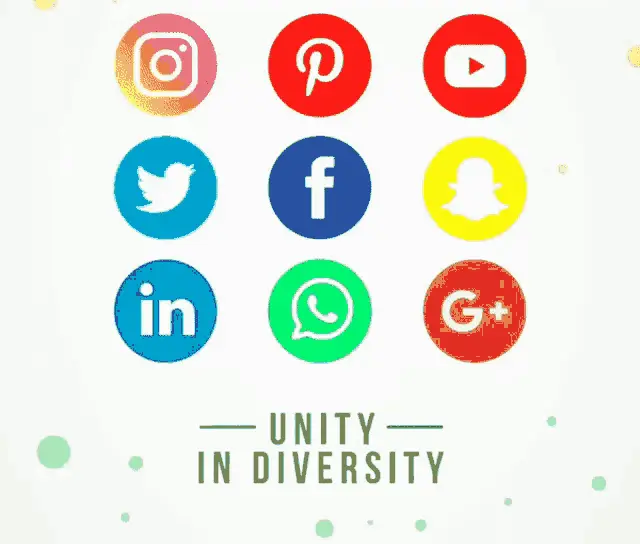 India Social Media Icons: Unity in Diversity