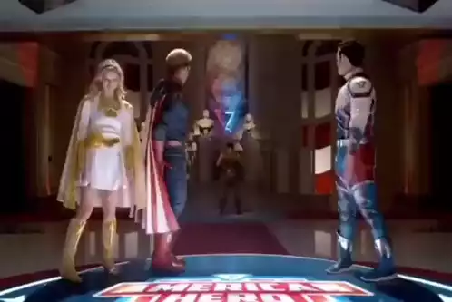 The Deep and Homelander in The Boys