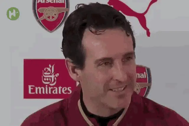 Unai Emery Smiles at Arsenal Press Conference