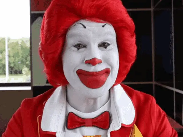 Ronald McDonald Smiling