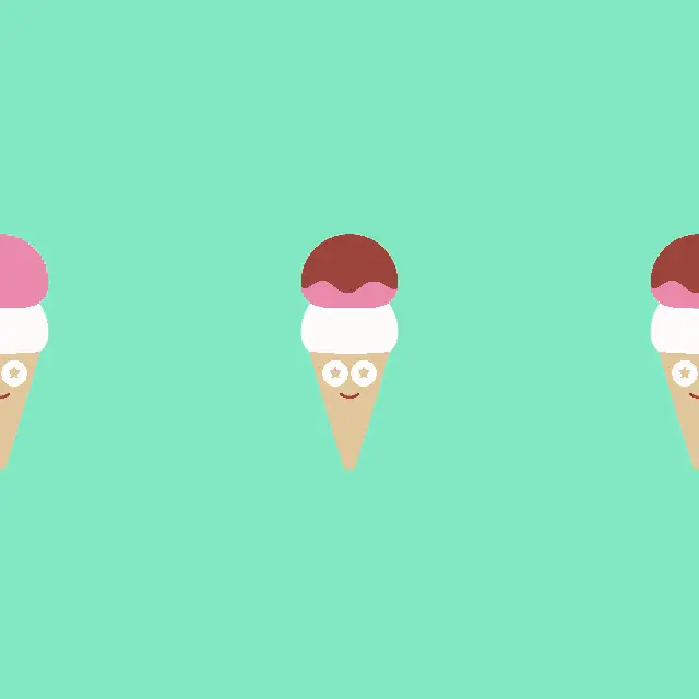 Helados Animados con Caritas Felices