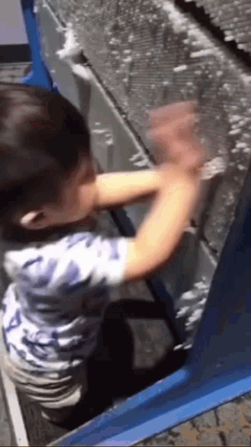 Cute Baby Plays Pin Art, Gets Scary Funny