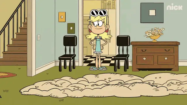 Leni Loud Cleaning in The Loud House