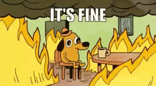 April Fools Joke: This Is Fine Dog Meme