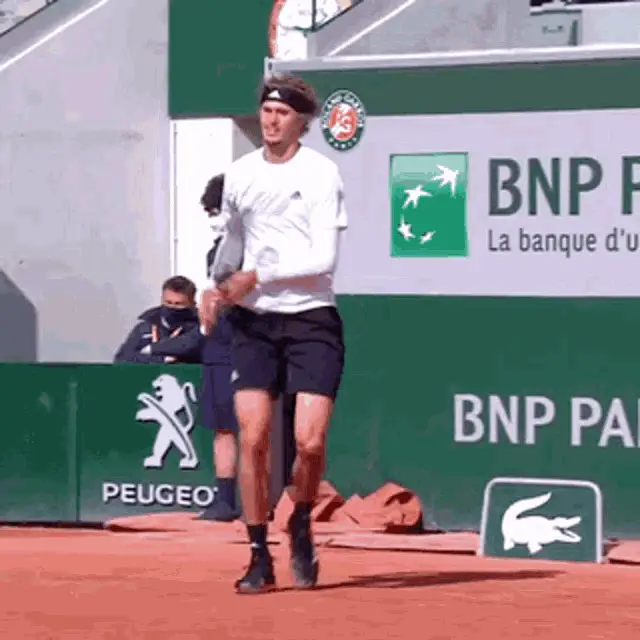 Alexander Zverev Frustrated Racquet Toss
