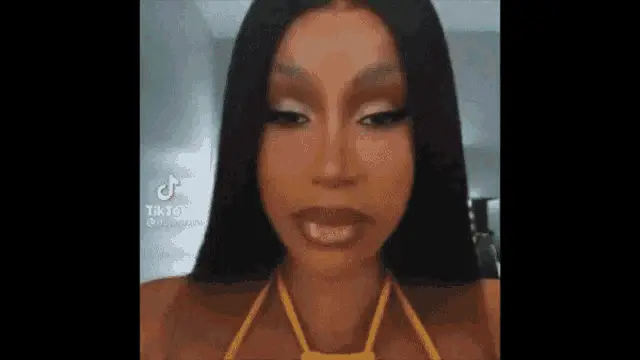 Cardi B Turns Into Squidward Meme