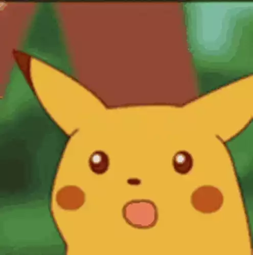 Surprised Pikachu Meme