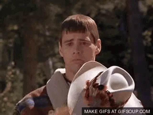 Jim Carrey's Disgusted Reaction in Dumb and Dumber