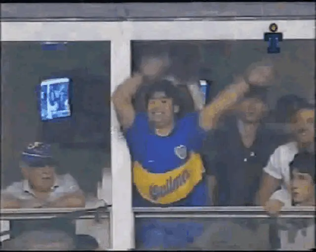 Diego Armando Maradona at La Bombonera