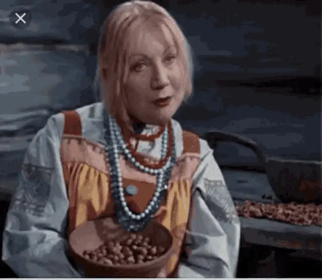Marfusa (Alena Schillerova) Eating Nuts