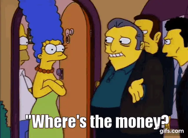 Fat Tony Demands Money from Marge Simpson