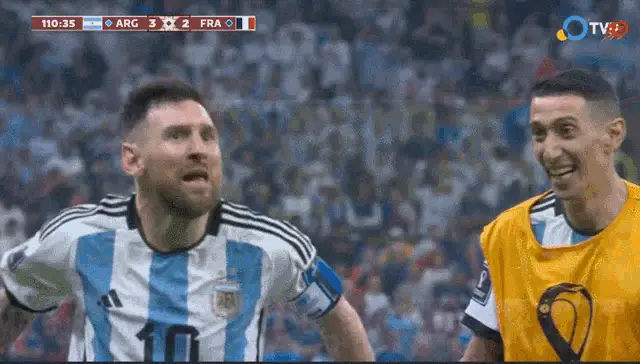 Messi Festeja Argentina Campeón Mundial – free GIF download | meme platform | memes GIF