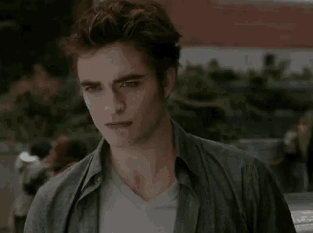 Robert Pattinson as Edward Cullen in Twilight