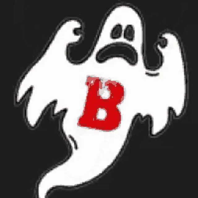 White Ghost with Red B