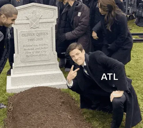 Barry Allen Grave Meme