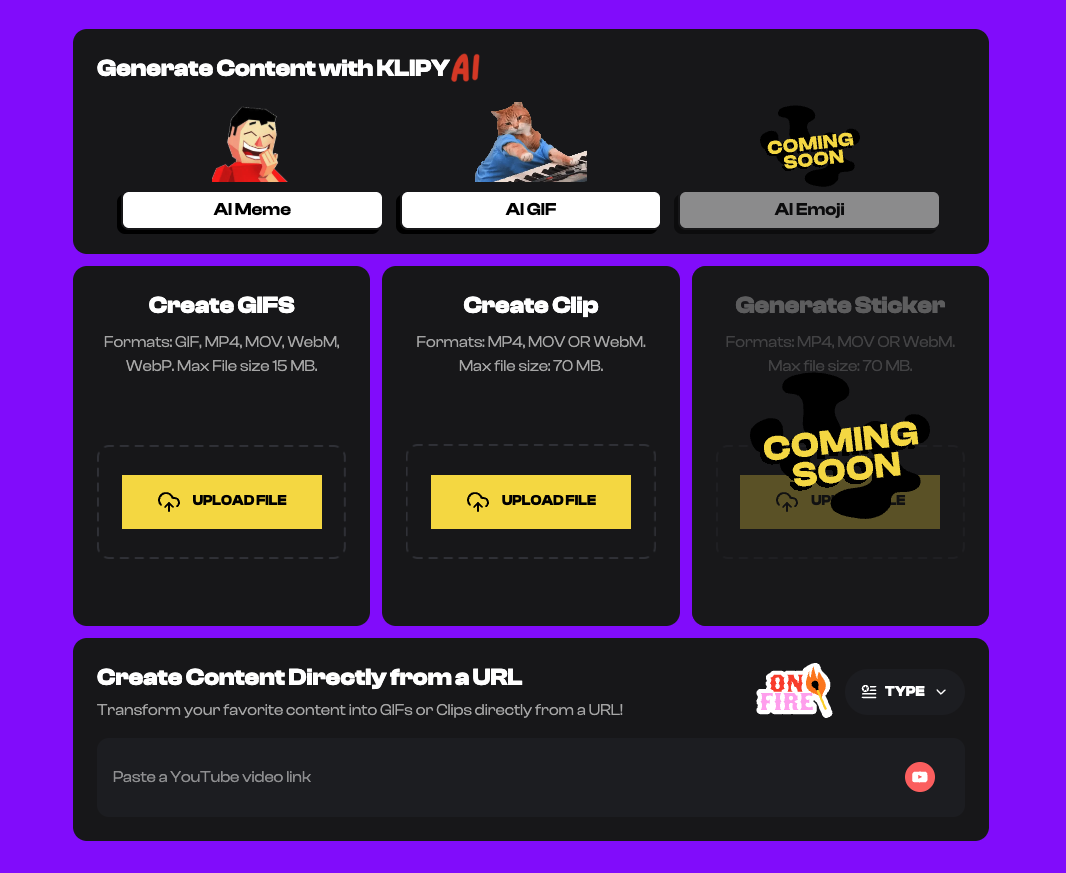KLIPY Creators Hub