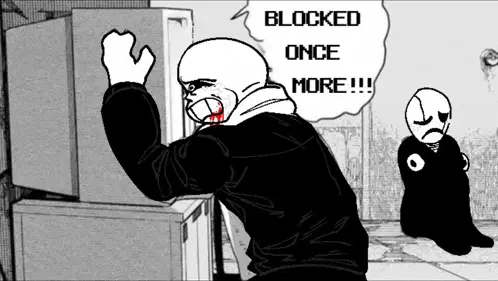 Blocked Once More Last Breath Sans Meme