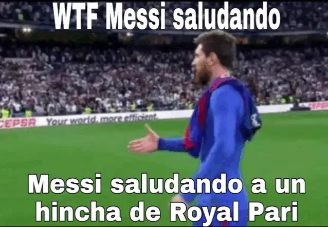 Messi Saludando Messi Meme