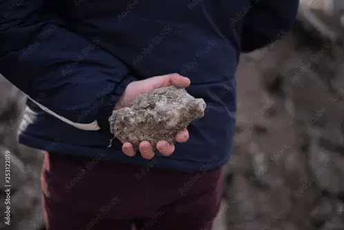 Holding Rock Behind Back Rock In Hand Meme