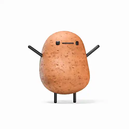 Realistic Dancing Potato