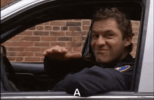 Jimmy McNulty from The Wire in Car