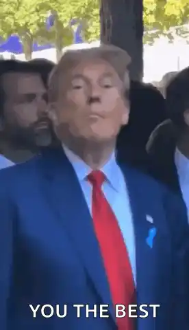 You're The Best: Trump Points and Gives Thumbs Up