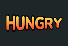Animated HUNGRY Text