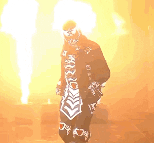 Los Lucha Bros Pentagon Jr Fiery Entrance