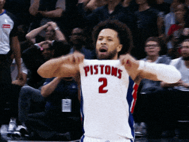 Cade Cunningham's Pistons Celebration