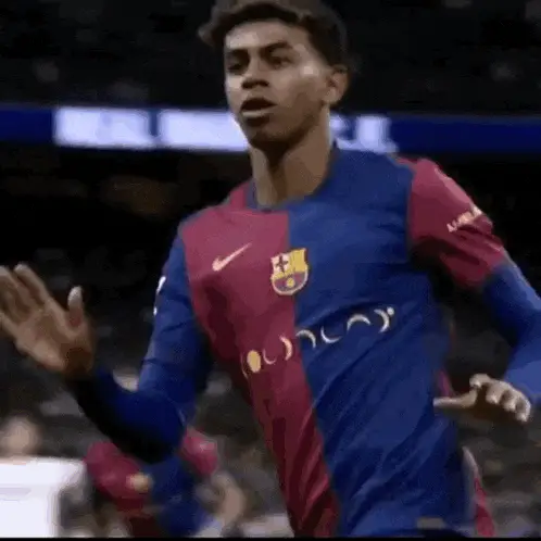 Lamine Yamal Calma Gesture