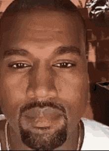 Kanye West Making a Pouty Face
