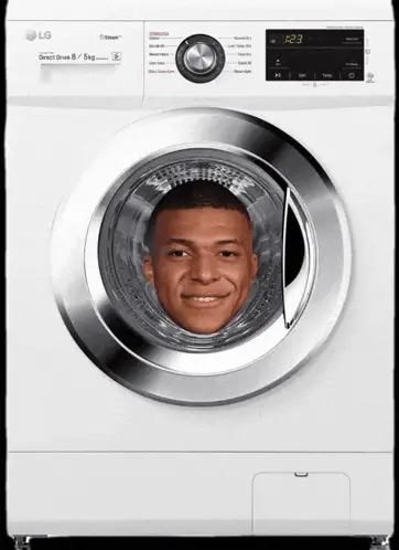 Kylian Mbappe Washing Machine Meme
