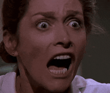 Margot Kidder's Shocked Expression