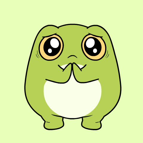 Sad Frog Pleading