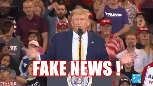 Donald Trump Shouts 'Fake News!'