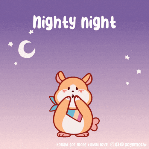 Nighty Night Hamster Kisses