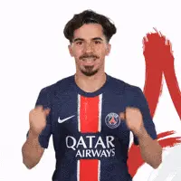 Vithina Celebrates in PSG Jersey