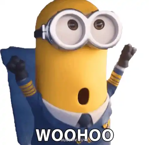Minion Kevin's Woohoo Moment