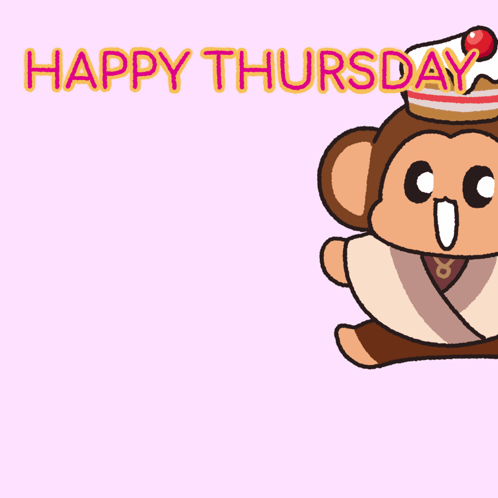 Chimpers Chimpi: Happy Thursday – free GIF download | meme platform | memes GIF