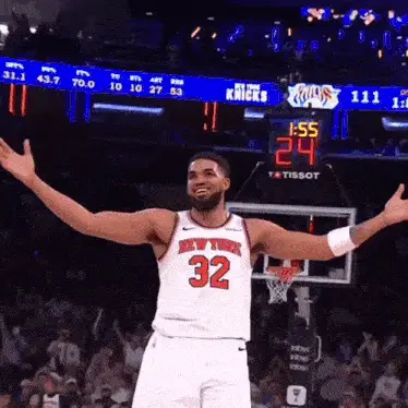 Karl-Anthony Towns Knicks Celebration