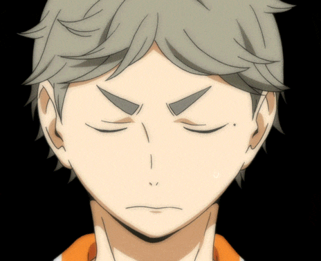 Haikyuu: Sugawara's Concerned Expression