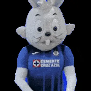 Cruz Azul Rabbit Mascot