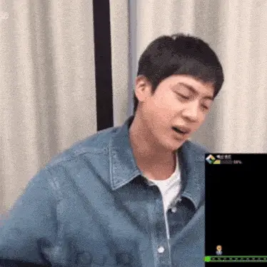 Kim Seokjin Jin Drinks Water