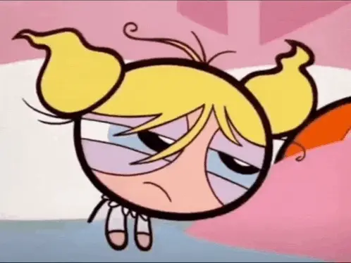 Sad Bubbles from Powerpuff Girls – free GIF download | meme platform | memes GIF
