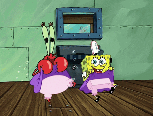 Spongebob & Mr Krabs Can-Can Dance
