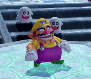 Wario's Spooky Dance with Ghosts