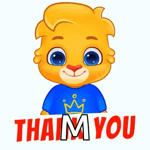 Thank You Cartoon Message
